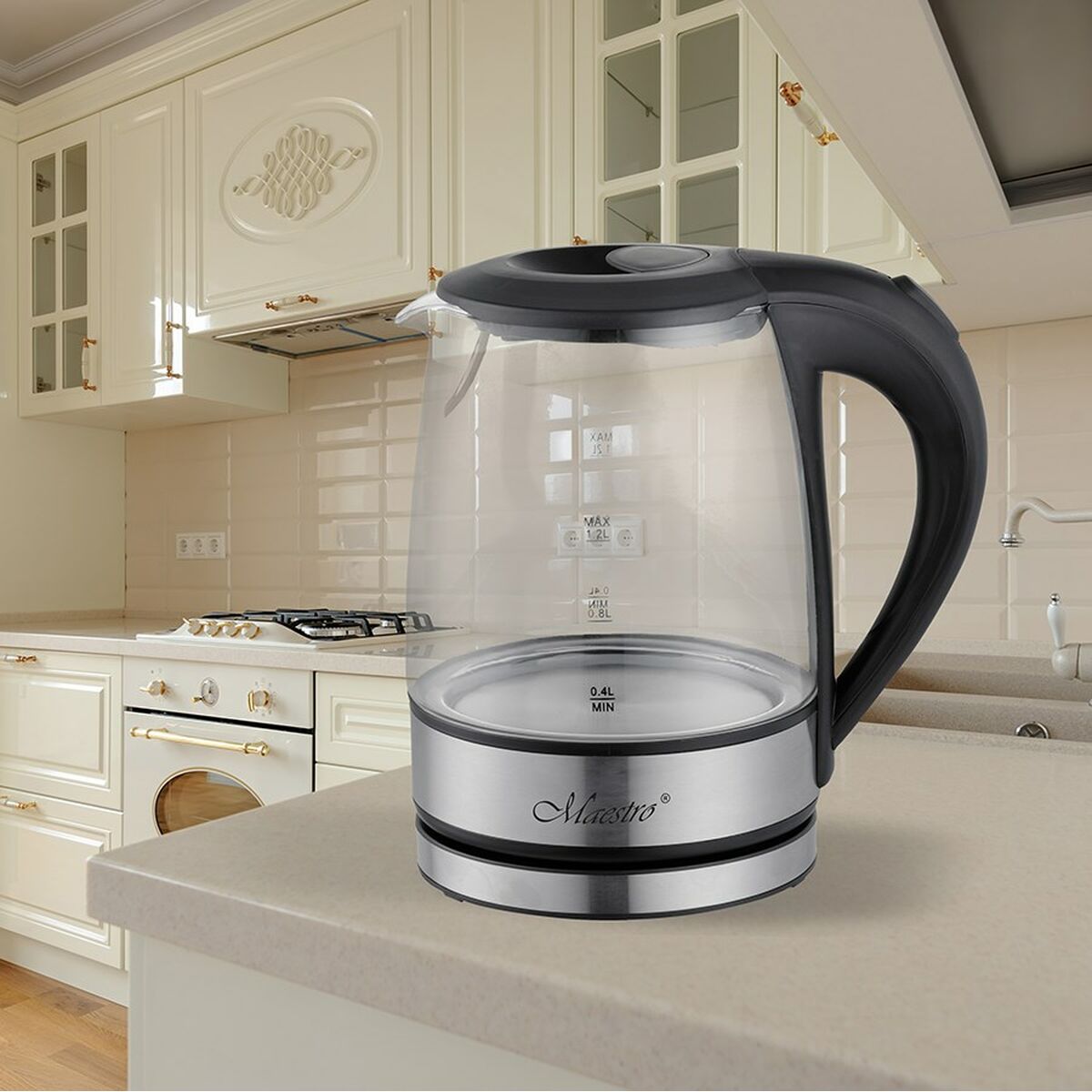 Kedel Feel Maestro MR-062 Sort Glas 1630 W 1,2 L